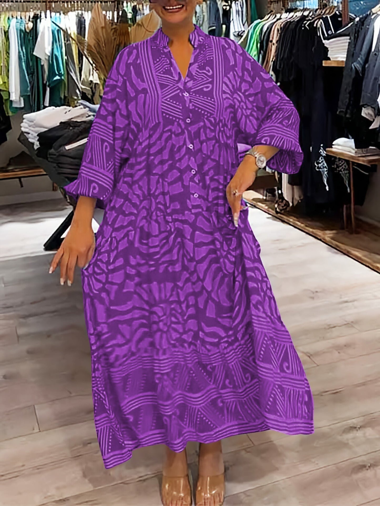 Brinley | Vibrant Patterned Dress