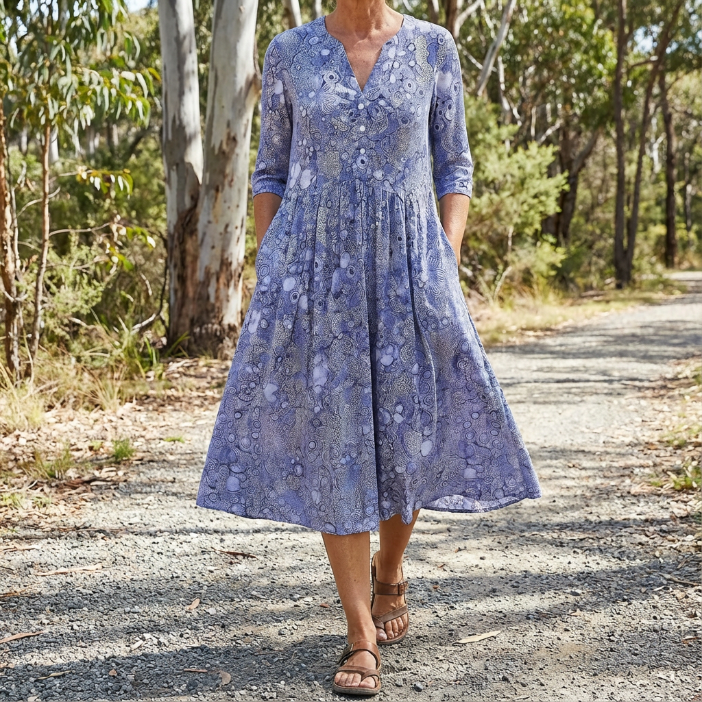 Harlow™ – Elegant Dress with V-Neck