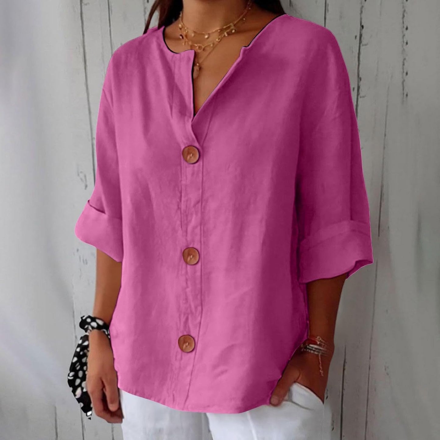 Maya™ - CASUAL BLOUSE WITH RELAXED FIT