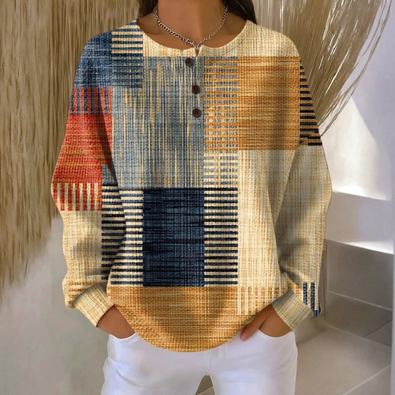 Vintage Colour Block Sweatshirt