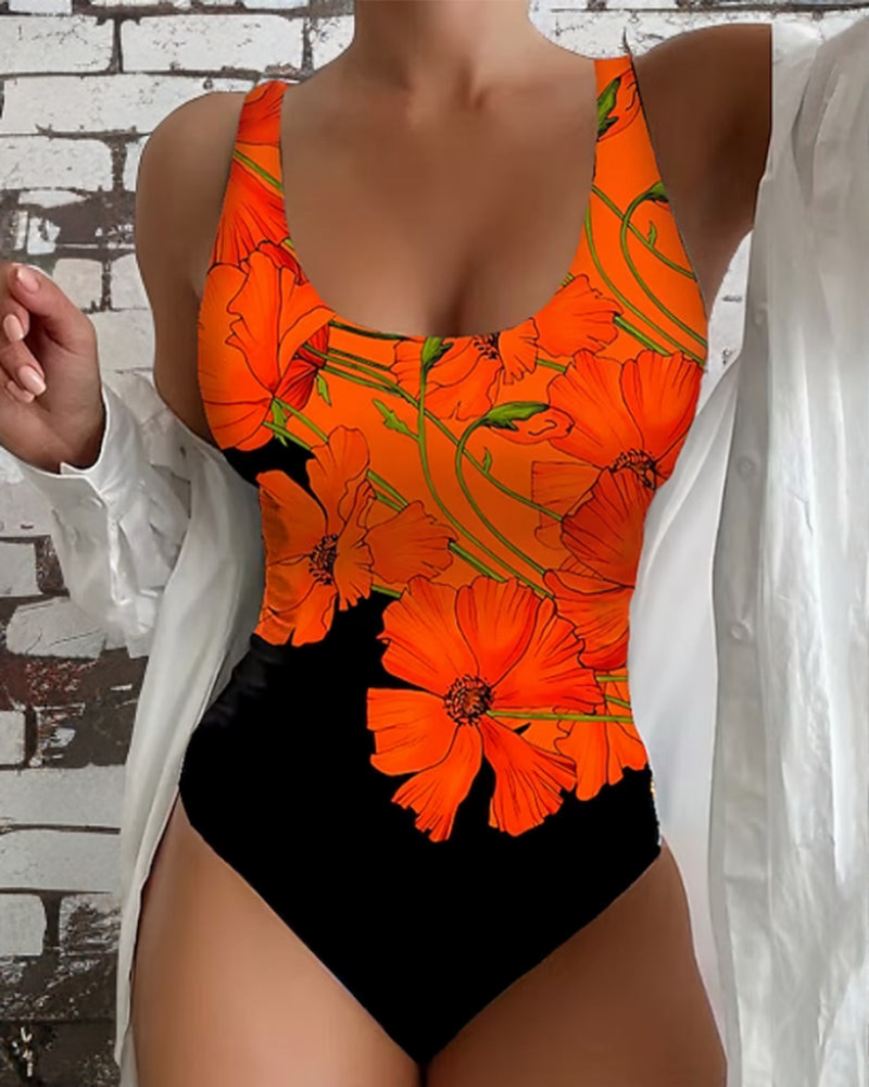 Grace® | Elegant One-Piece Swimsuit with Floral Print