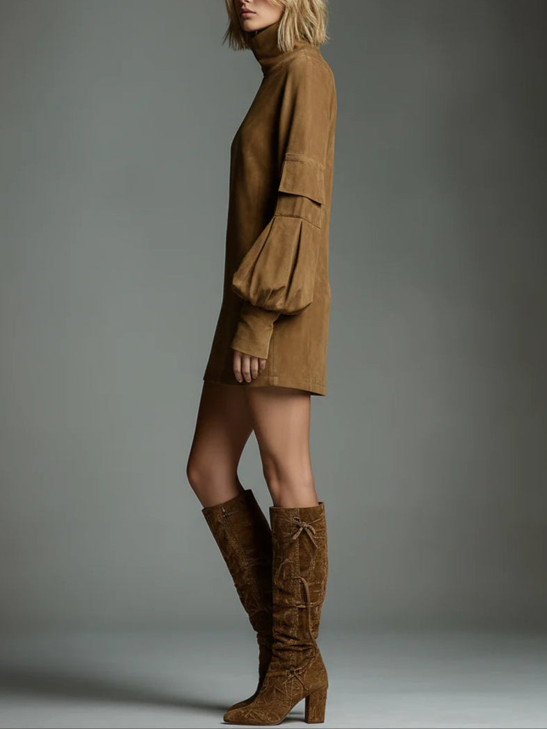 Elara™ – LUXE RELAXED MINI DRESS