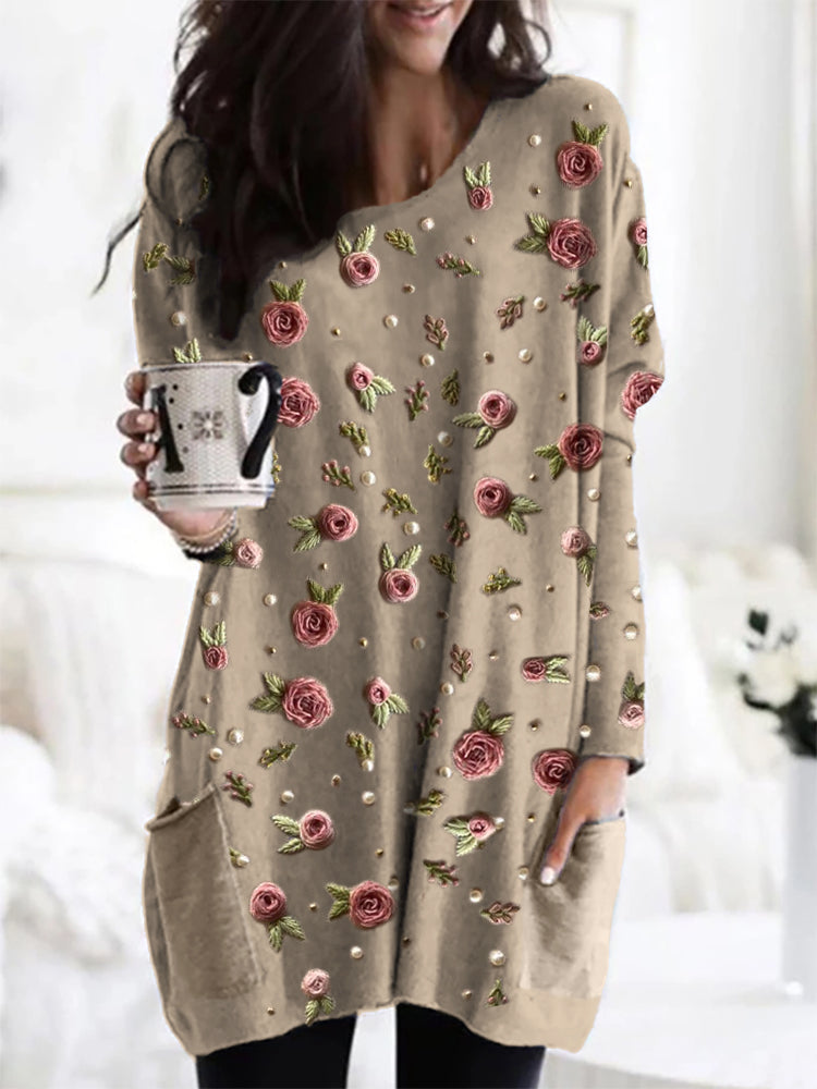 Rosa | Floral Tunic Top