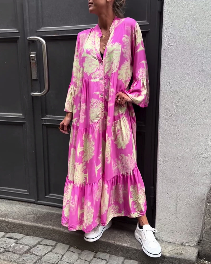Serene | Long Flowy Elegant Dress