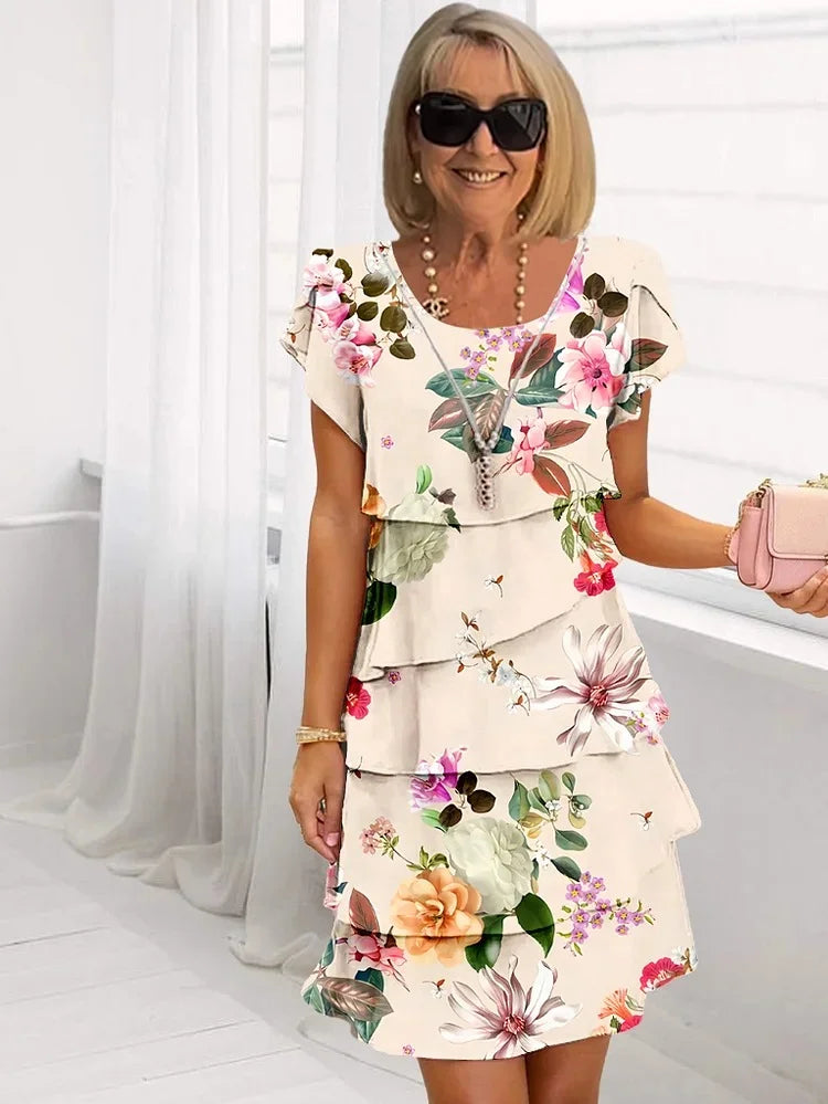 Kaelyn | Bloom Ruffle Summer Dress