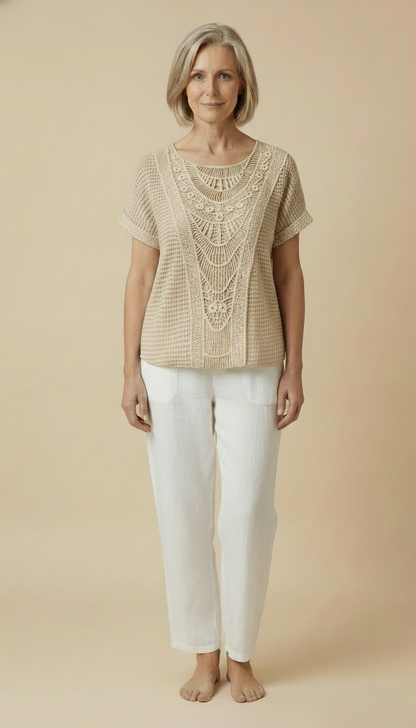 Karin™ - Elegant Ibiza-style Blouse