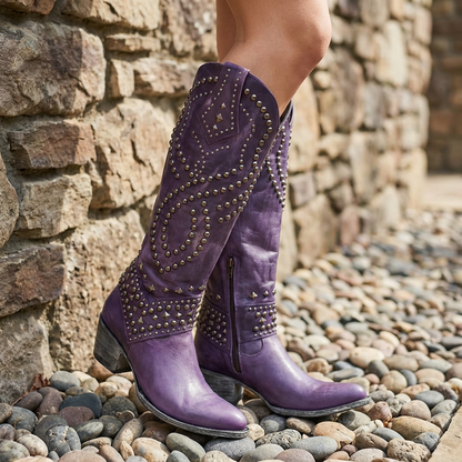 Monroe Western Knee-High Boots