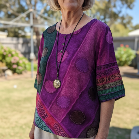 Ysolde™ – Artistic Flow Top