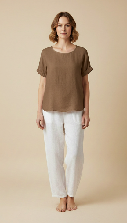 Casia™ - Minimalist Relaxed Blouse