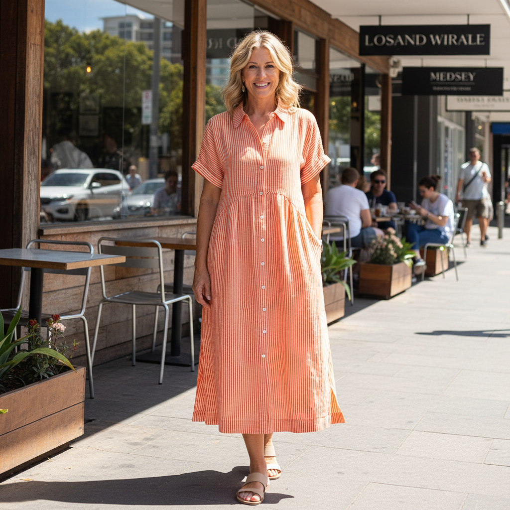 Aurelia™ – Chic Striped Dress