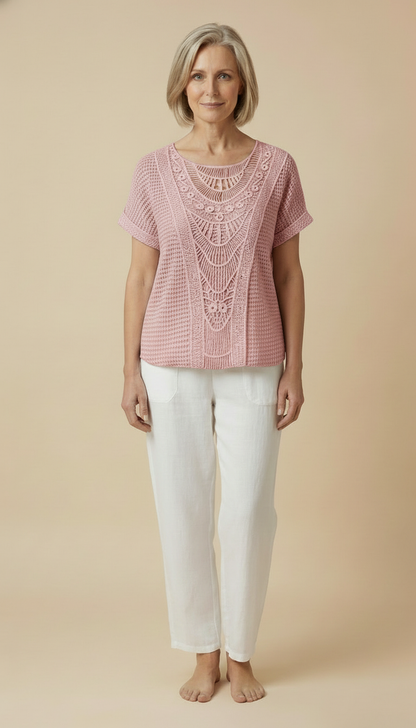 Karin™ - Elegant Ibiza-style Blouse