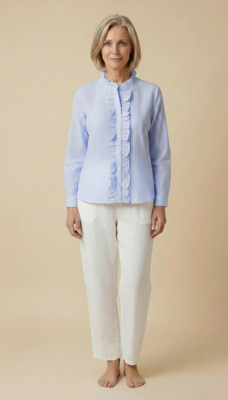 Aurora™ - Ruffle Long Sleeve Shirt