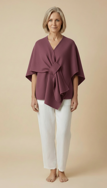 Amelia™ - Wool Wrap Cape Shawl
