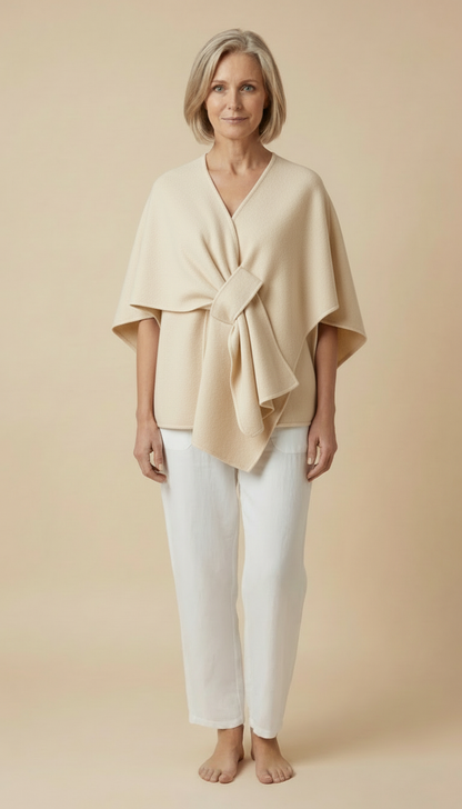 Amelia™ - Wool Wrap Cape Shawl