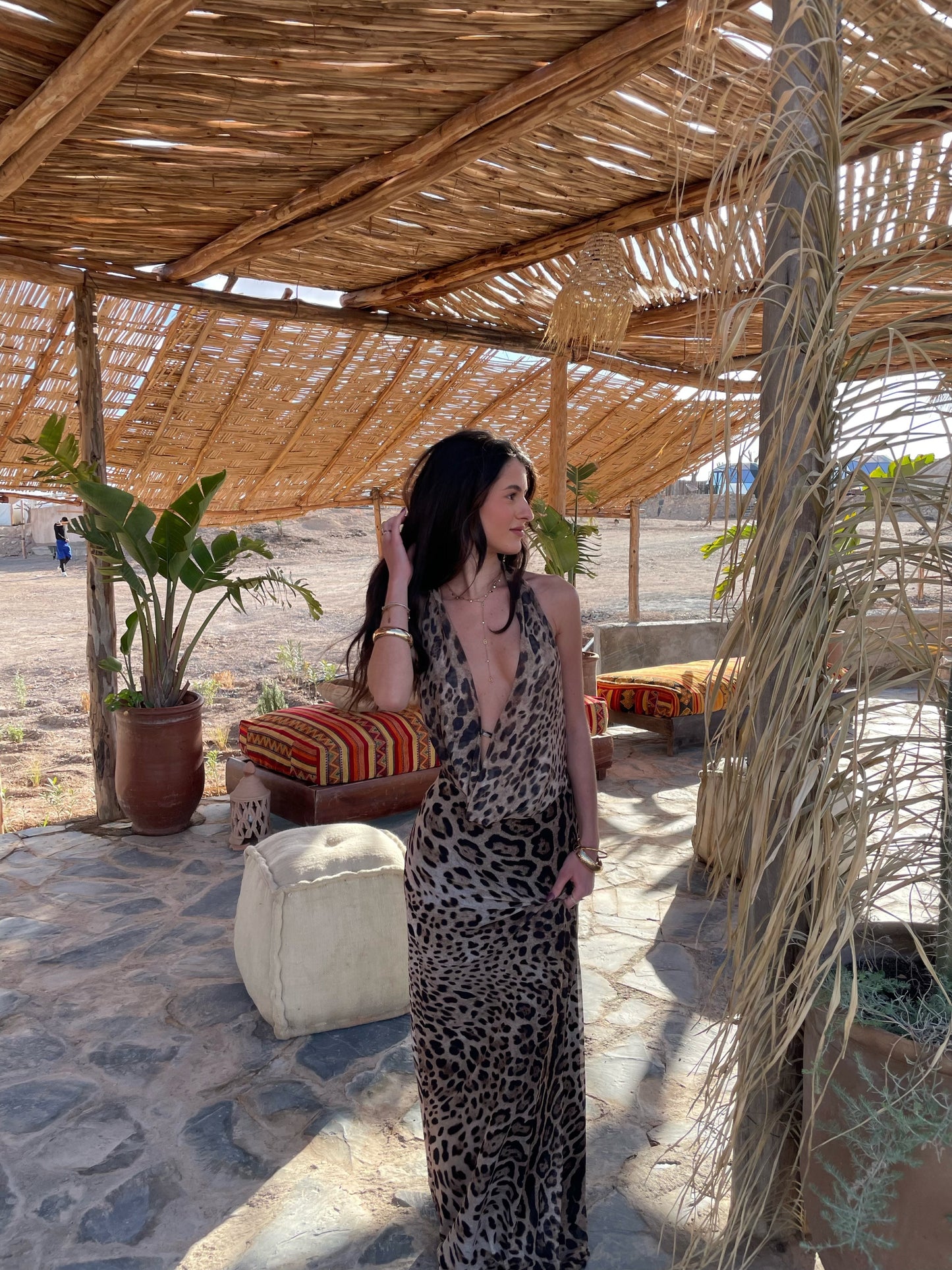 Cathalana™ - Tailored Leopard Print Dress