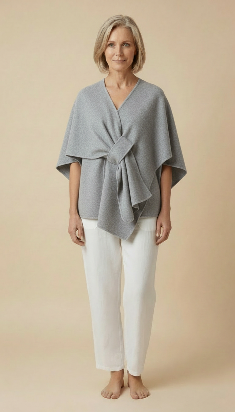 Amelia™ - Wool Wrap Cape Shawl