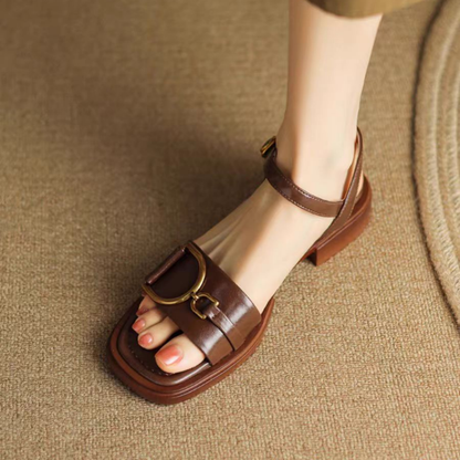 Marie™ Retro Buckle Sandals