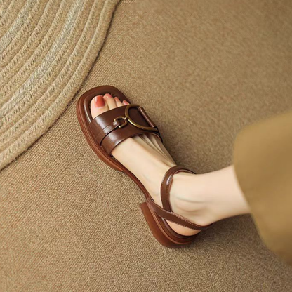 Marie™ Retro Buckle Sandals