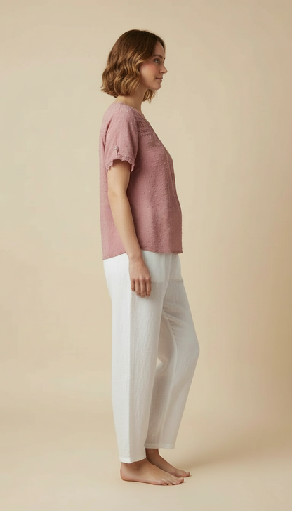 Vanya™ – Elegant V-neck Summer Top