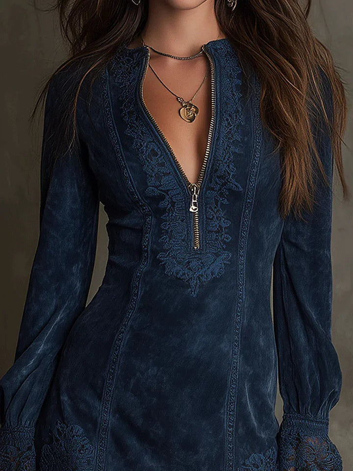 Debbie | Suede Minidress