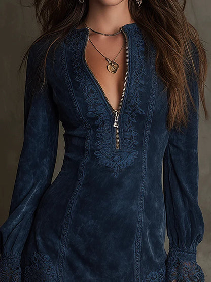 Debbie | Suede Minidress