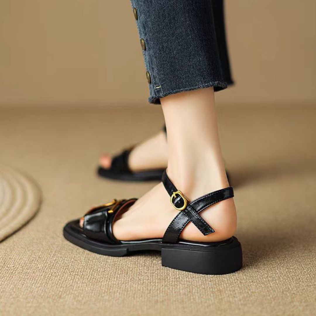 Marie™ Retro Buckle Sandals