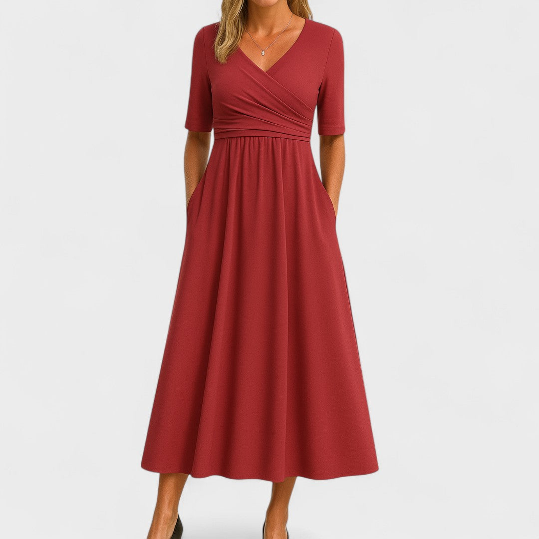 Isa™ - Elegant Midi Dress