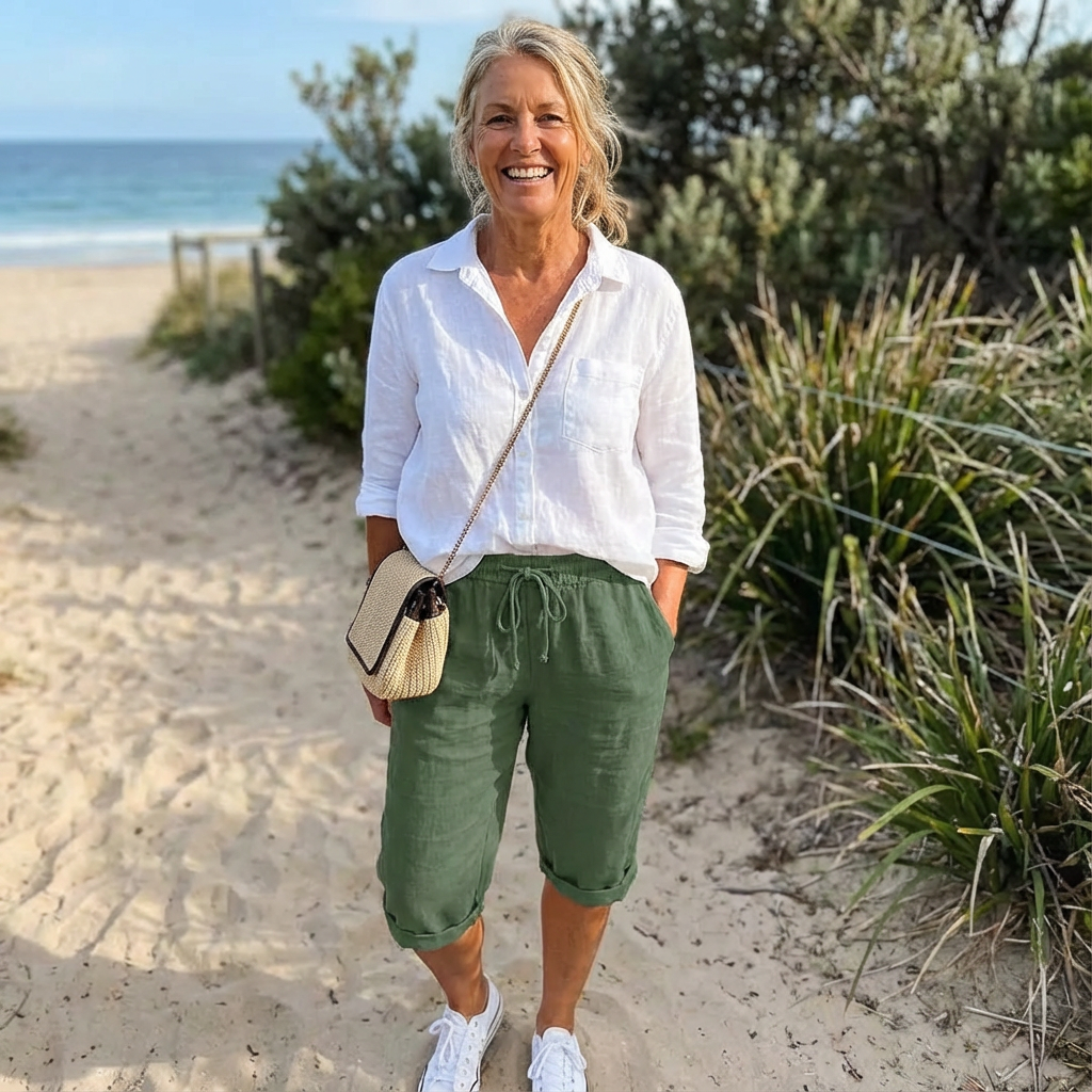 Emma™ - Cotton-Linen Women’s Pants