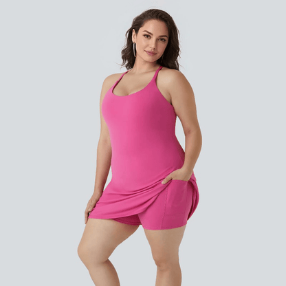 Olivia™ The Ultimate Tummy Control Backless Active Dress
