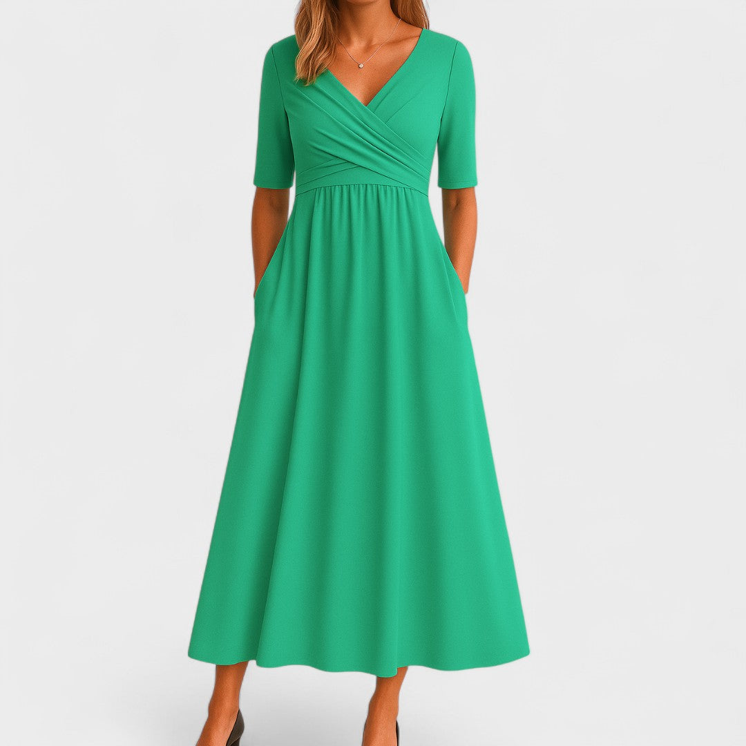 Isa™ - Elegant Midi Dress