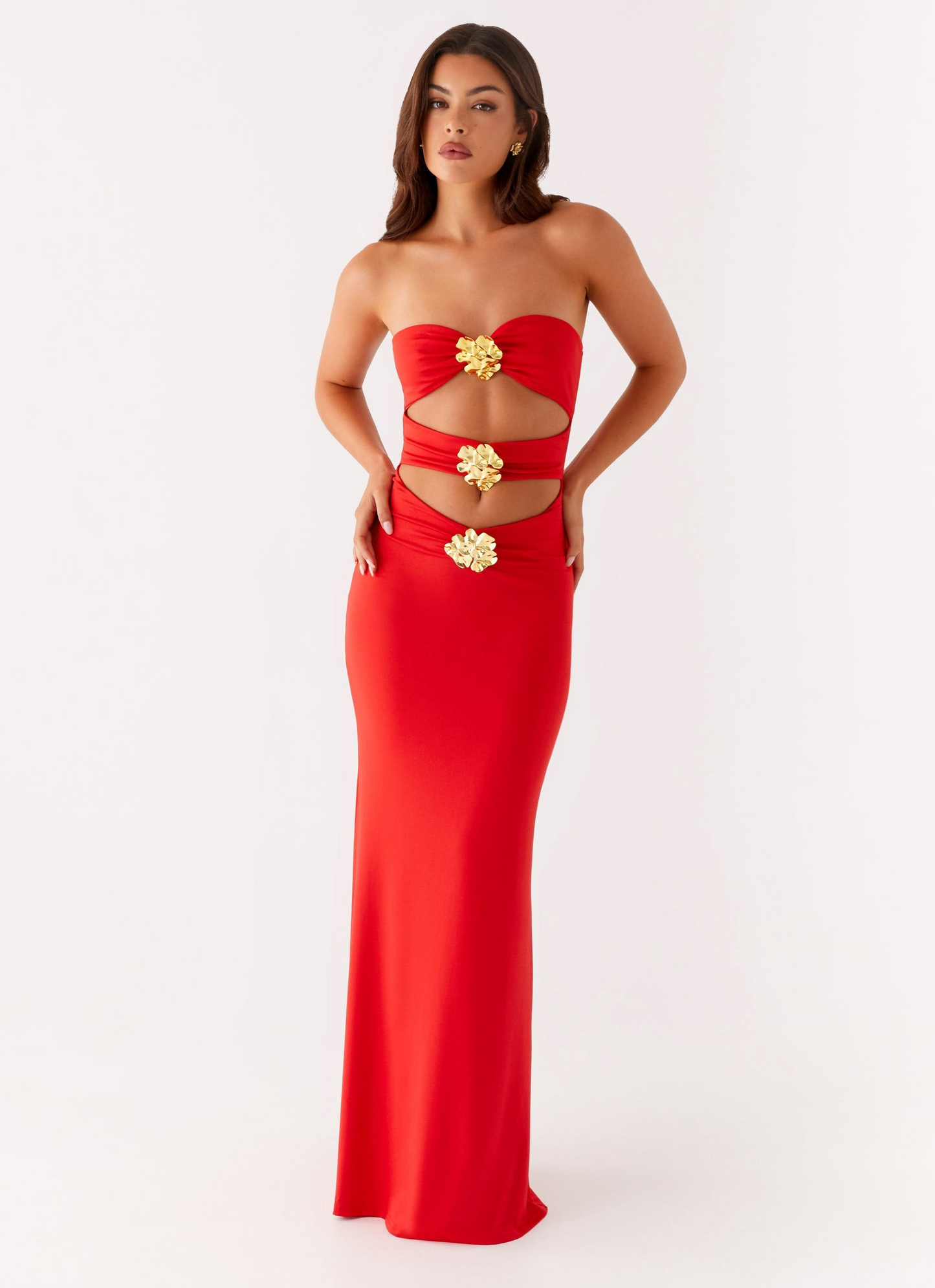 Grace™ | Scarlet Bloom Dress