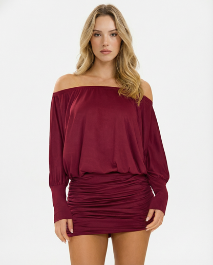 Grace™ | SOLA Ruched Mini Dress