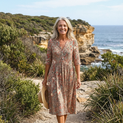 Harlow™ – Elegant Dress with V-Neck