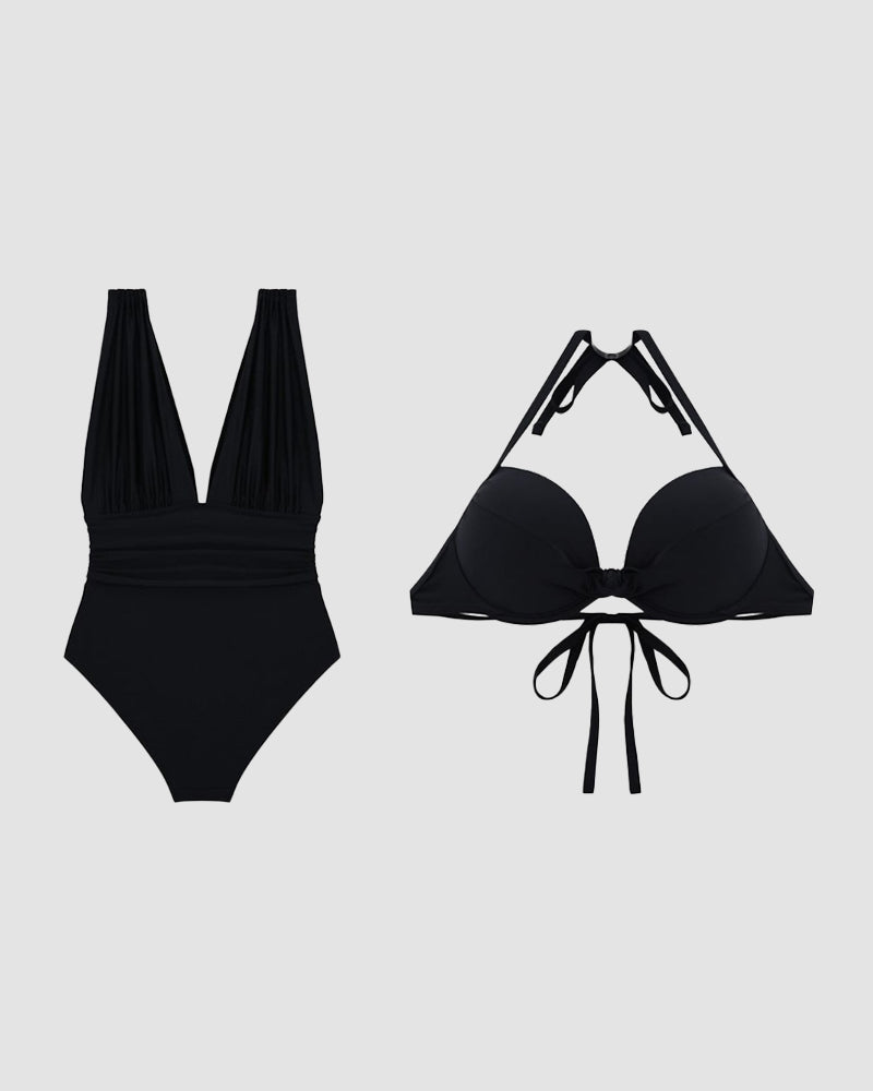 Grace® | Luxury Shaping Swimsuit with Deep V-Neck