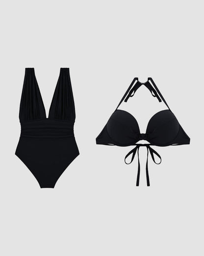 Grace® | Luxury Shaping Swimsuit with Deep V-Neck