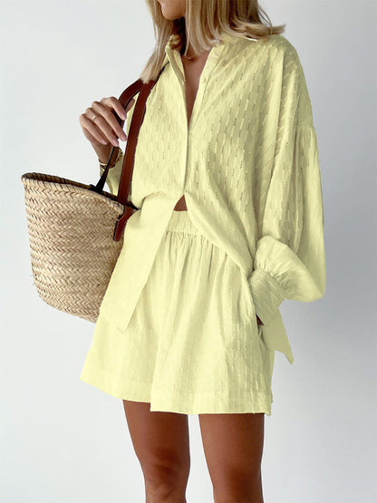 Elizabeth™ – Breezy Shirt & Shorts Set