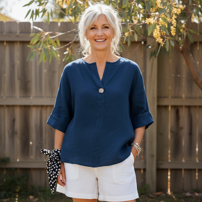 Luna™ - Casual V-Neck Blouse