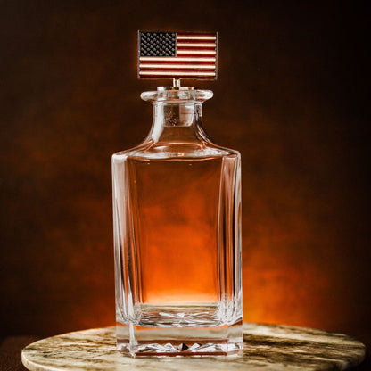 USA Flag Decanter