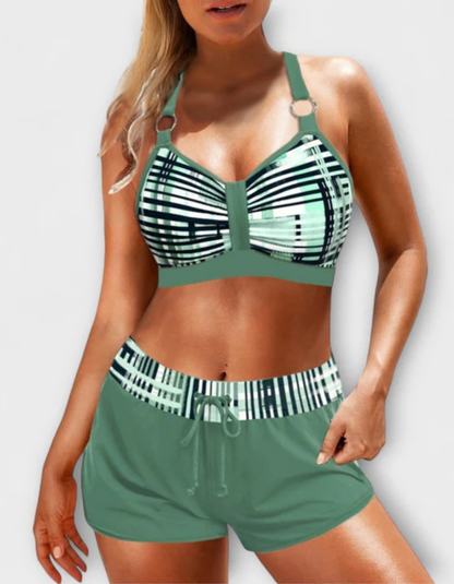 Janelle | High-Waisted Ribbed Bikini