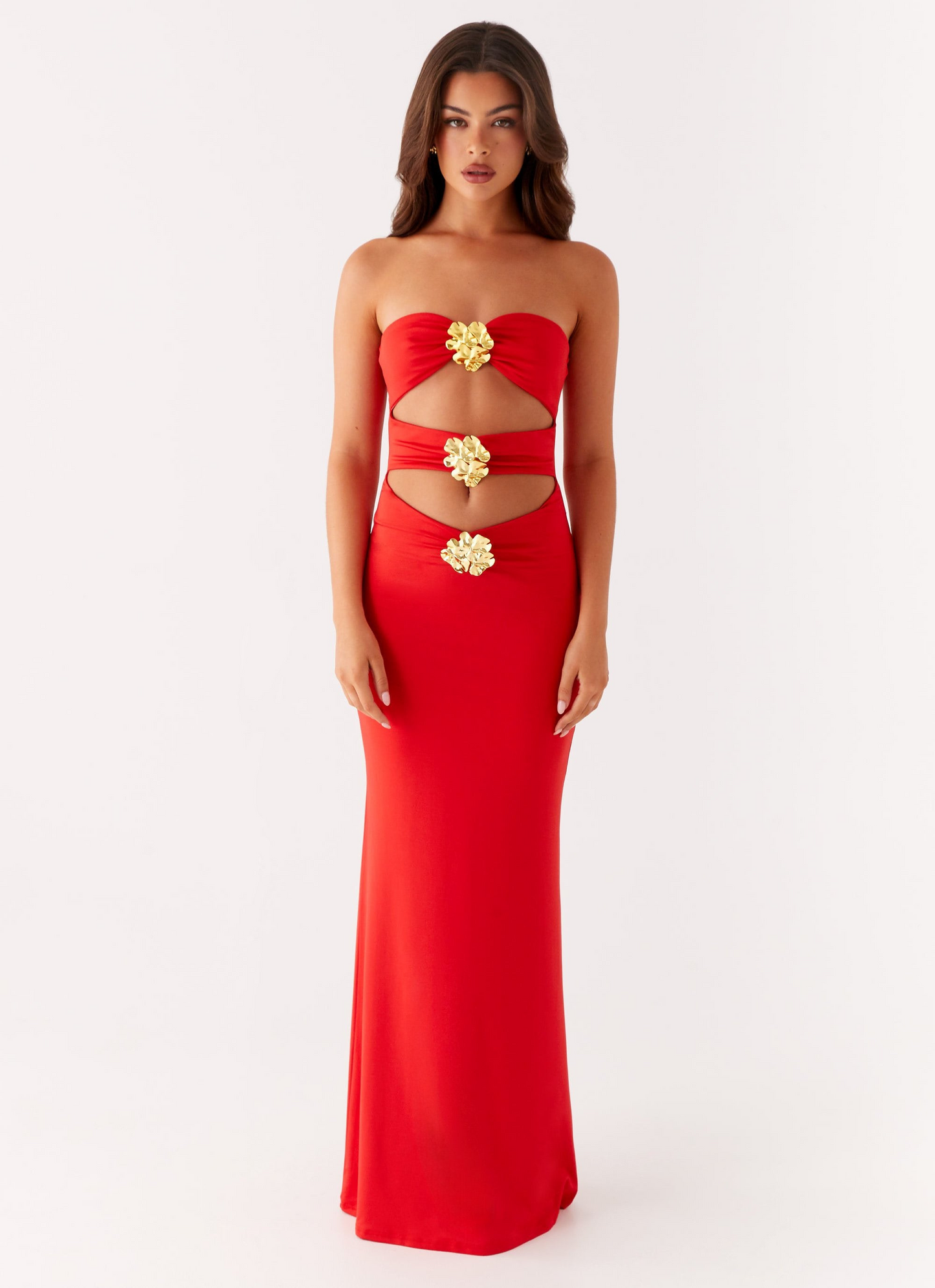 Grace™ | Scarlet Bloom Dress