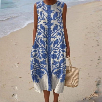 Matilda™ | Coastal Sleeveless Summer Dress