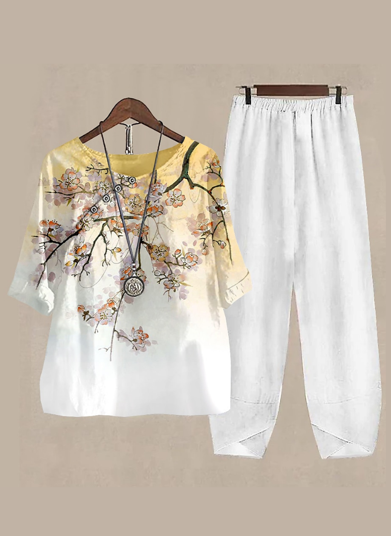 Floravine™ Golden Blossom Two-Piece Set