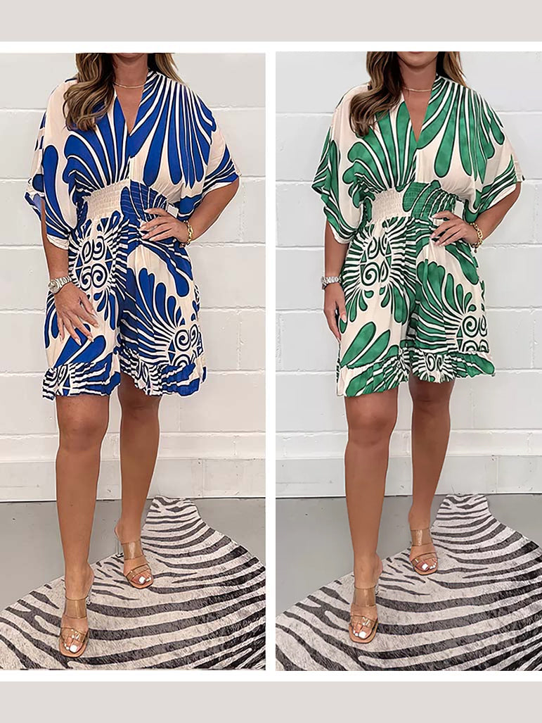 Flora™ – Floral Jumpsuit Dress