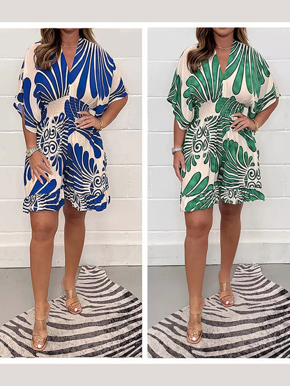 Flora™ – Floral Jumpsuit Dress