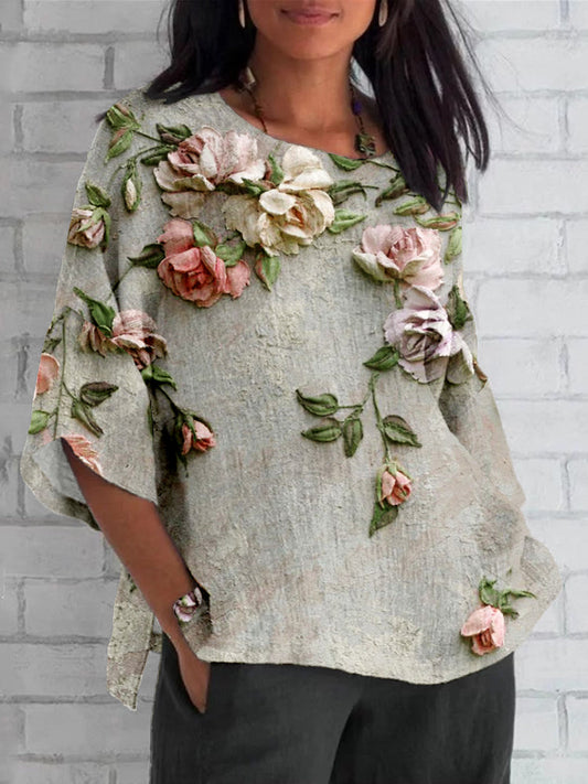 Flora | Vibrant Floral Print Top