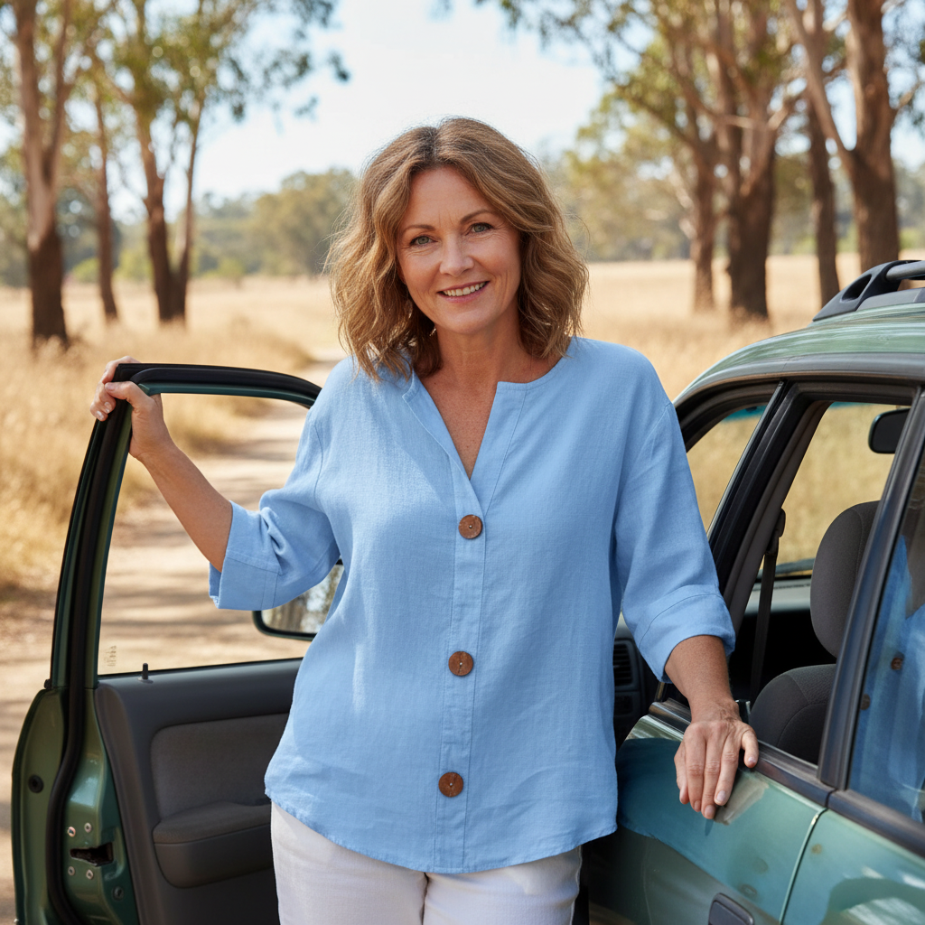 Elara™ – Breezy Classic Everyday Blouse