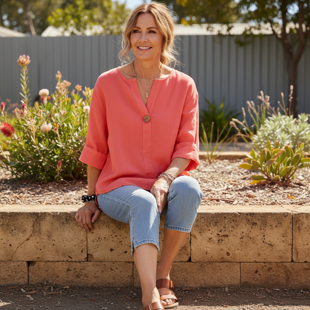 Luna™ - Casual V-Neck Blouse