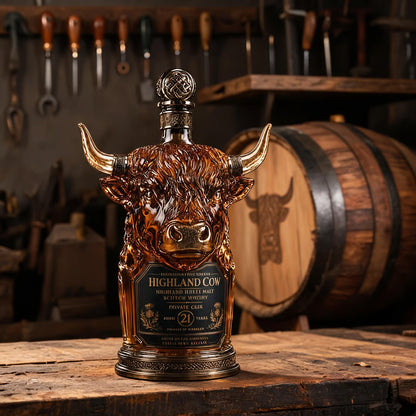 Highland Cow Edition — Whisky Decanter