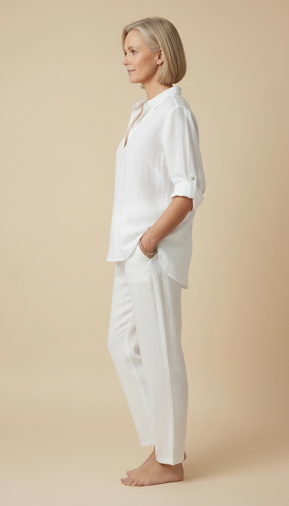 Effen™ - Relaxed Cotton Spring Blouse