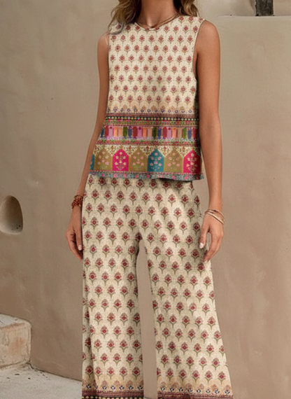 Marivelle™ Boho Border Two-Piece Set